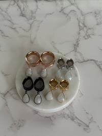 Image 3 of Rainbow Moonstone Angel Tears (Rose Gold)