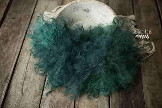 Image of Emerald hand felted fur