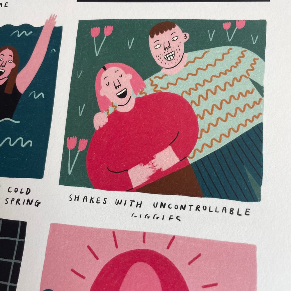 Image of *SUPER SECONDS* Belly A3 Print