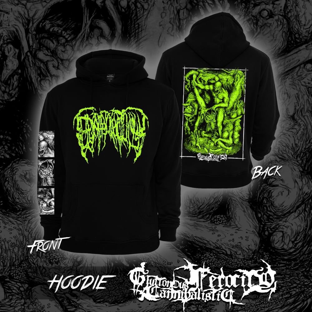 Image of Gluttonous Canibalistic Ferocity pullover hoodie
