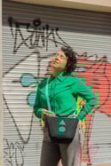 Bolso Tangram verde mint