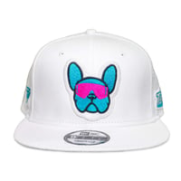 Image 1 of FRENCHIE BULL - WHITE NEW ERA HAT