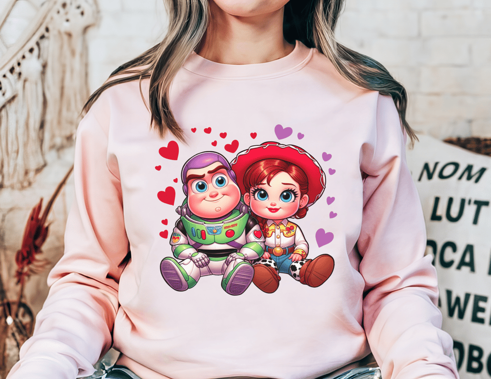 Image of Toy Love - Pink Sweatshirt Crewneck