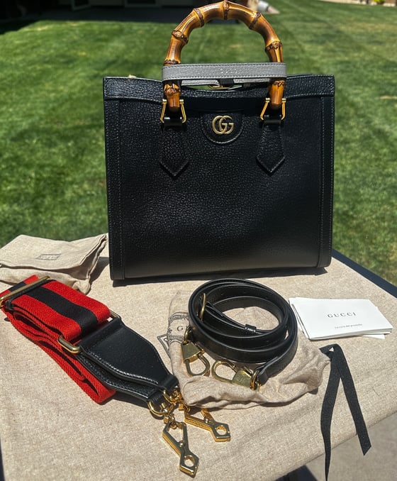 Image of Gucci Diana Small Tote Bag 