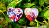 Hazbin Hotel Couples Heart Button 2.2"