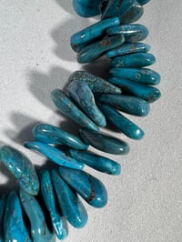 Image 3 of Blue/green apatite necklace