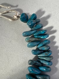 Image 4 of Blue/green apatite necklace