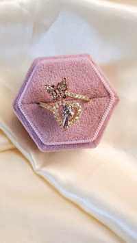 Butterfly San Benito Abad Adjustable Ring 