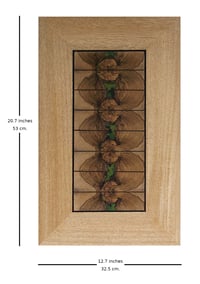 Image 5 of Wood wall art. "Diptych N°3" by R3
