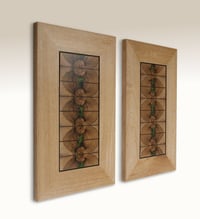 Image 2 of Wood wall art. "Diptych N°3" by R3