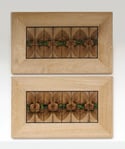 Wood wall art. "Diptych N°3" by R3