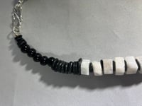 Image 5 of Heavy black & white necklace