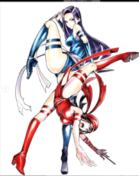 Fer Yoshimiya Psylocke and Elektra