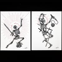 Image 1 of WEEKEND DEAL - A Pair of "Berserk" and "Triumph" 8.5”x11” Fine Art Prints