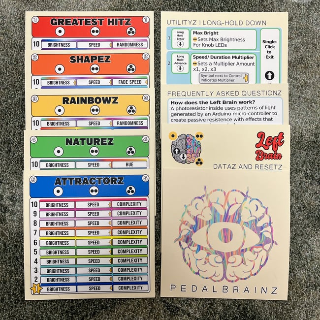 Left Brain Manual Cards - EXP/ CV