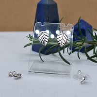 Image 2 of Silver Leaf Studs (SJ070)