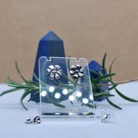 Image 2 of Silver Flower Studs (SJ072)