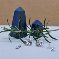Image 2 of Silver Monsteria Leaf Studs (SJ073)