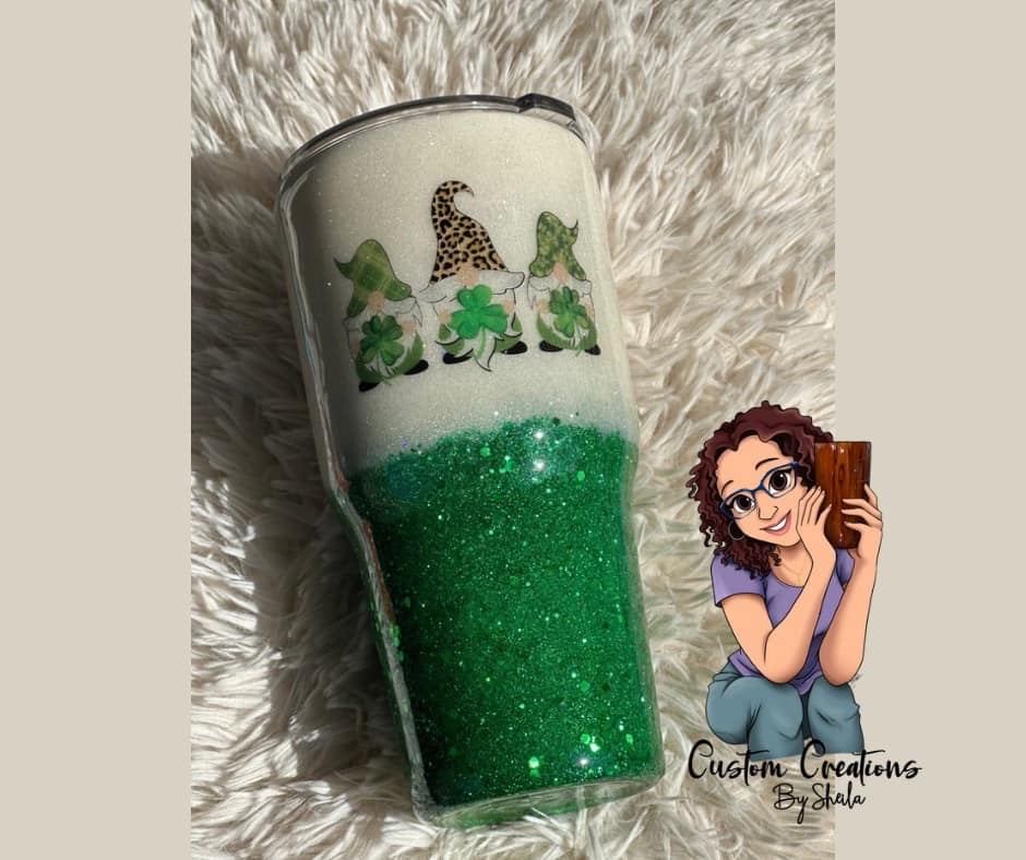 Image of 30 oz St. Patty's Gnome Tumbler