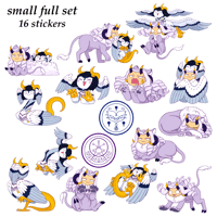 Image 1 of Chibi Demon!AU Bruno Abbacchio stickers
