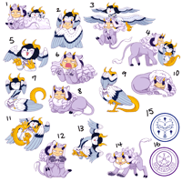 Image 4 of Chibi Demon!AU Bruno Abbacchio stickers
