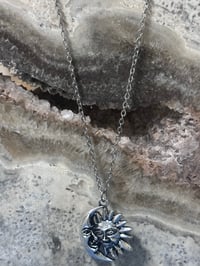  Half Sun And Half Moon Necklace 