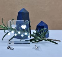 Image 4 of Silver Heart Studs (SJ068)