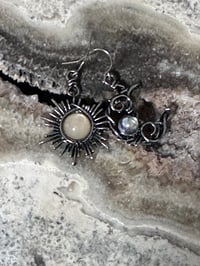 SUN AND MOON GALACTIC EARRINGS 