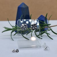 Image 3 of Silver Flower Studs (SJ072)
