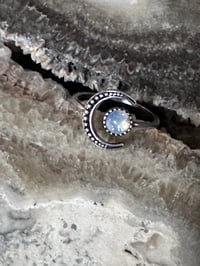 OPAL AND CRYSTAL SUN AND MOON RING