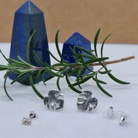 Image 5 of Silver Monsteria Leaf Studs (SJ073)