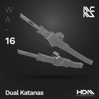 Image 1 of HDM 1/144 Dual Katanas [WA-16]