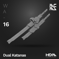 Image 2 of HDM 1/144 Dual Katanas [WA-16]