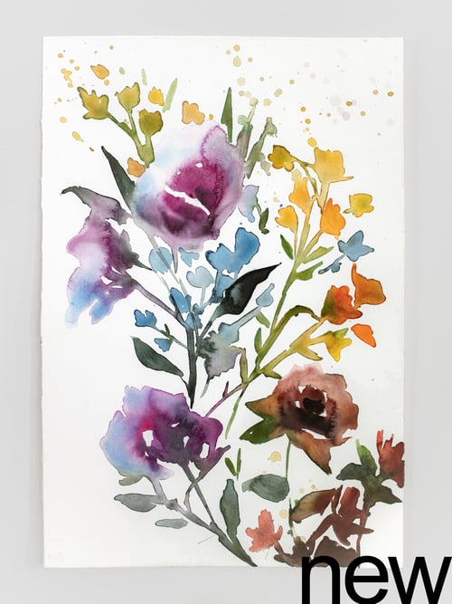 Image of flowers study (19x28 cm)