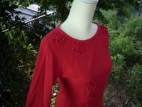 Image 4 of Red Flower Top