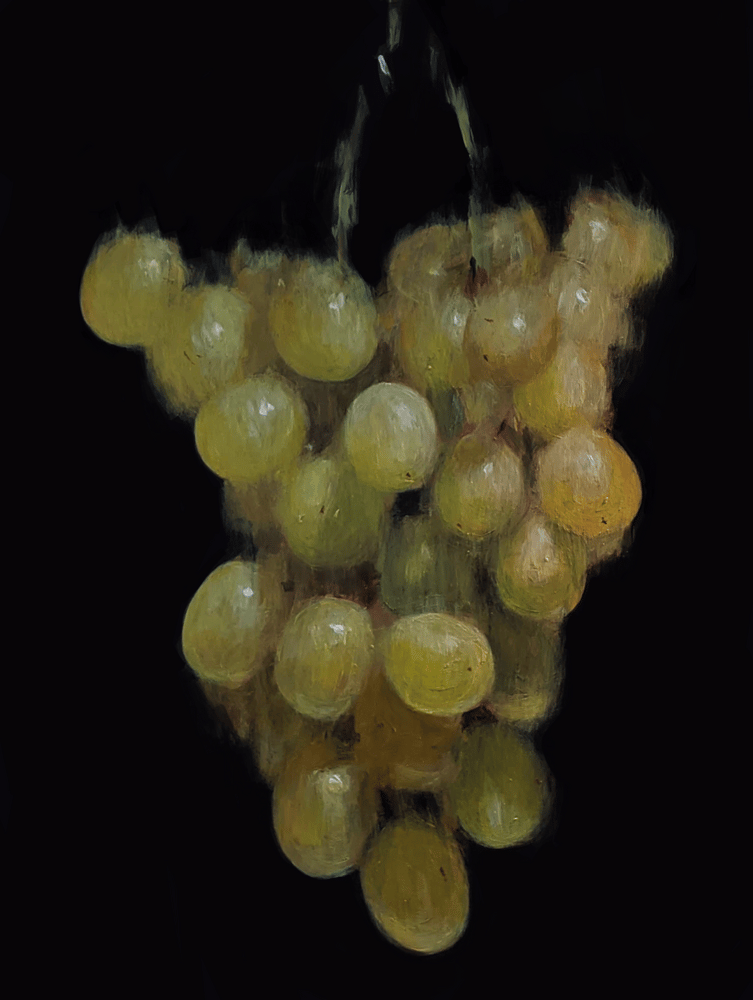 Image of Green Grapes, Suspended No. 5