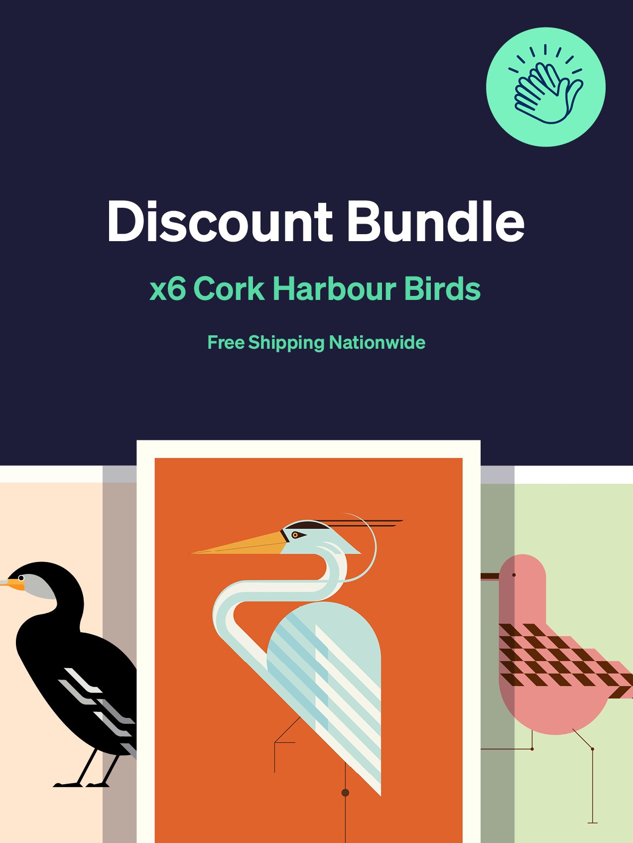 Discount Bundle x6 Cork Harbour Birds