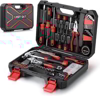 Eastvolt 128-Piece Home Repair Tool Set, Tool Sets for Homeowners