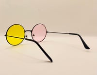 Image 3 of Two Tone Round Sunglasses 