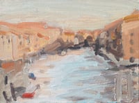 Image 1 of Venice Study (Golden Hour) - Framed Original