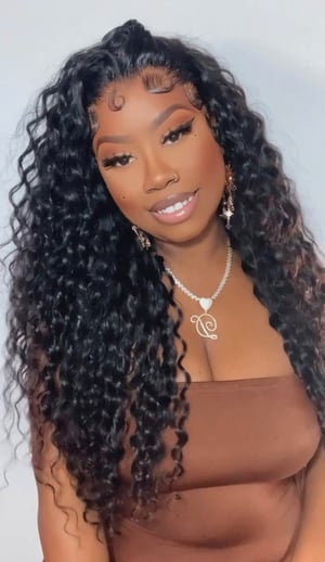 Image of Deep Wave 13x4 Lace Front Wig 24”