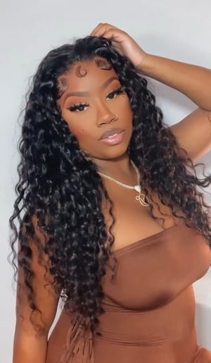 Image of Deep Wave 13x4 Lace Front Wig 24”