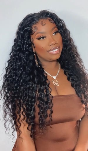 Image of Deep Wave 13x4 Lace Front Wig 24”