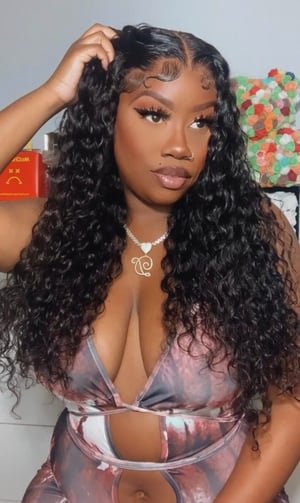 Image of 13x4 Lace Front Water Wave Wig in 24”