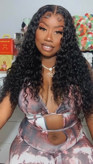 Image of 13x4 Lace Front Water Wave Wig in 24”