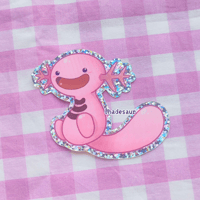 Image of Quagsire & Wooper Shiny Holographic Glitter Stickers