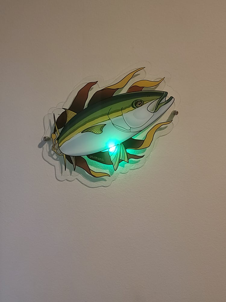 Image of Yellowtail acrylic wall mount