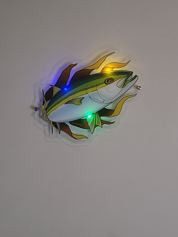 Image of Yellowtail acrylic wall mount