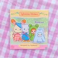 Image of Sylvanian Glitter Stardust Vinyl Waterproof Stickers