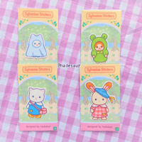 Image of Sylvanian Glitter Stardust Vinyl Waterproof Stickers